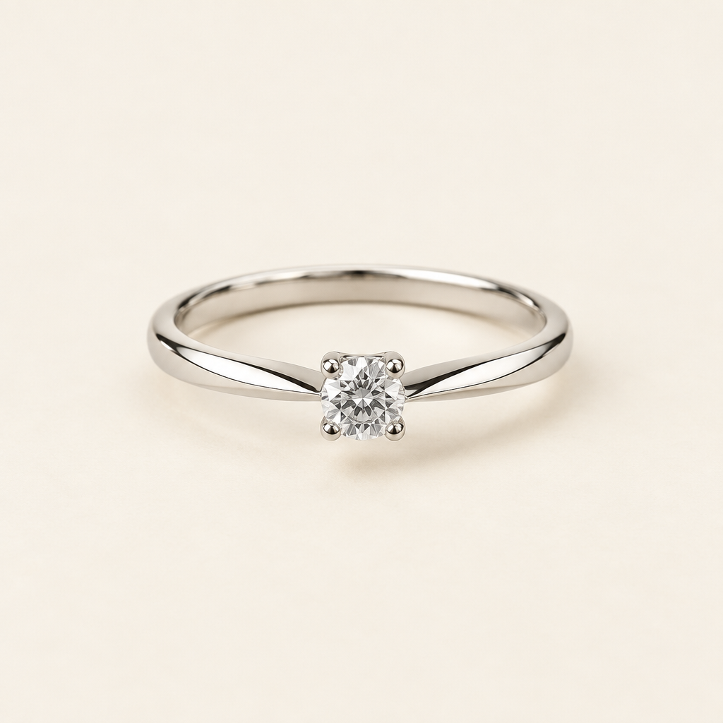 Silver Gemstone Ring